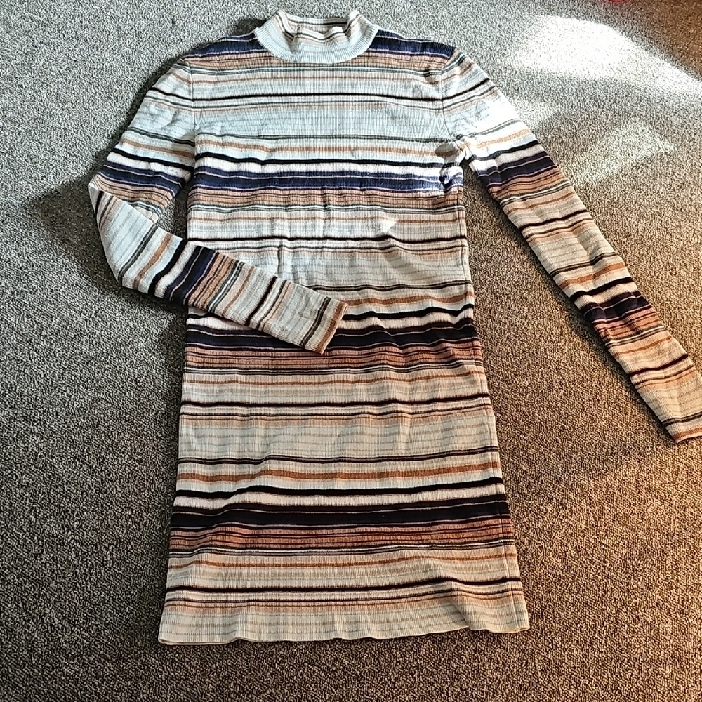 Striped Multicolor Women's Dress